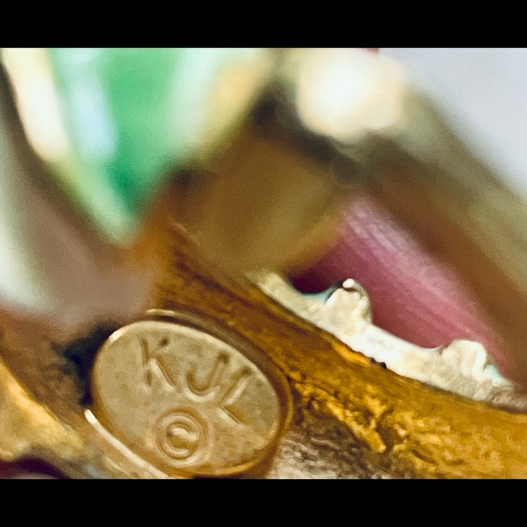 VTG Kenneth Jay Lane Clip Earrings - Picture 4 of 4